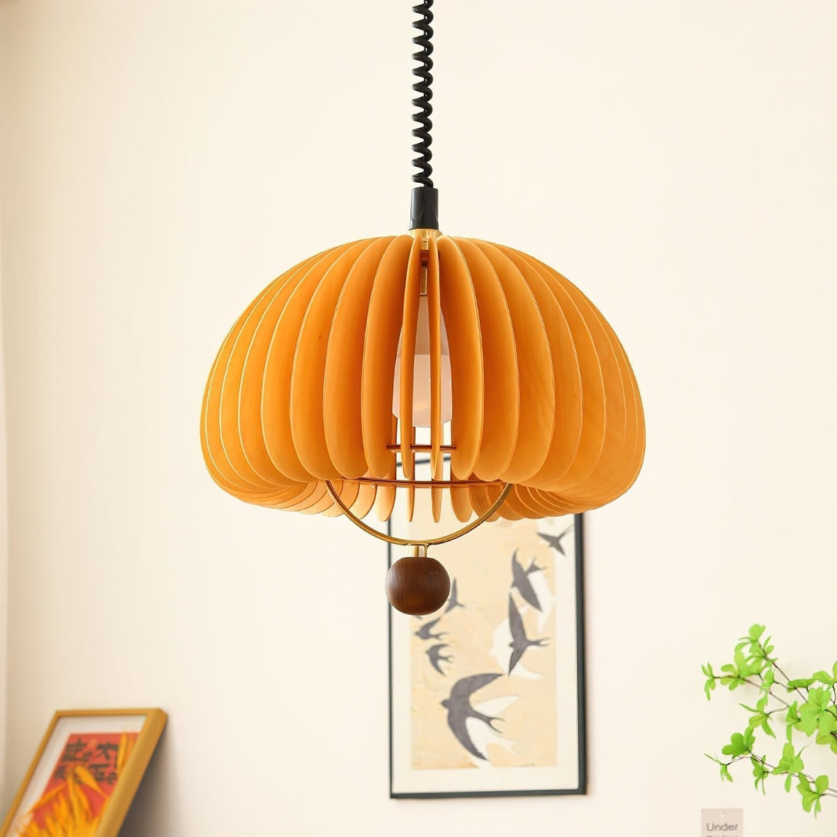 Suspension Margaux en bois et métal – vue 4