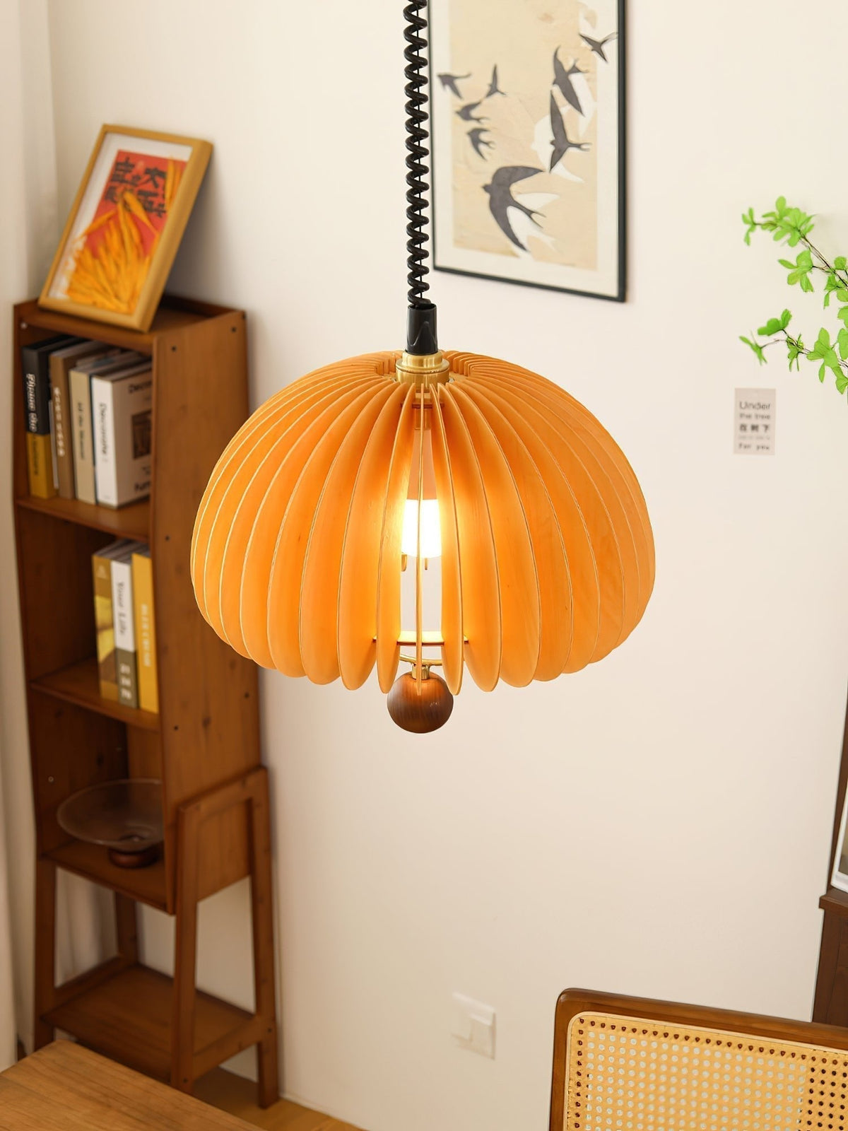 Suspension Margaux en bois et métal – vue 5