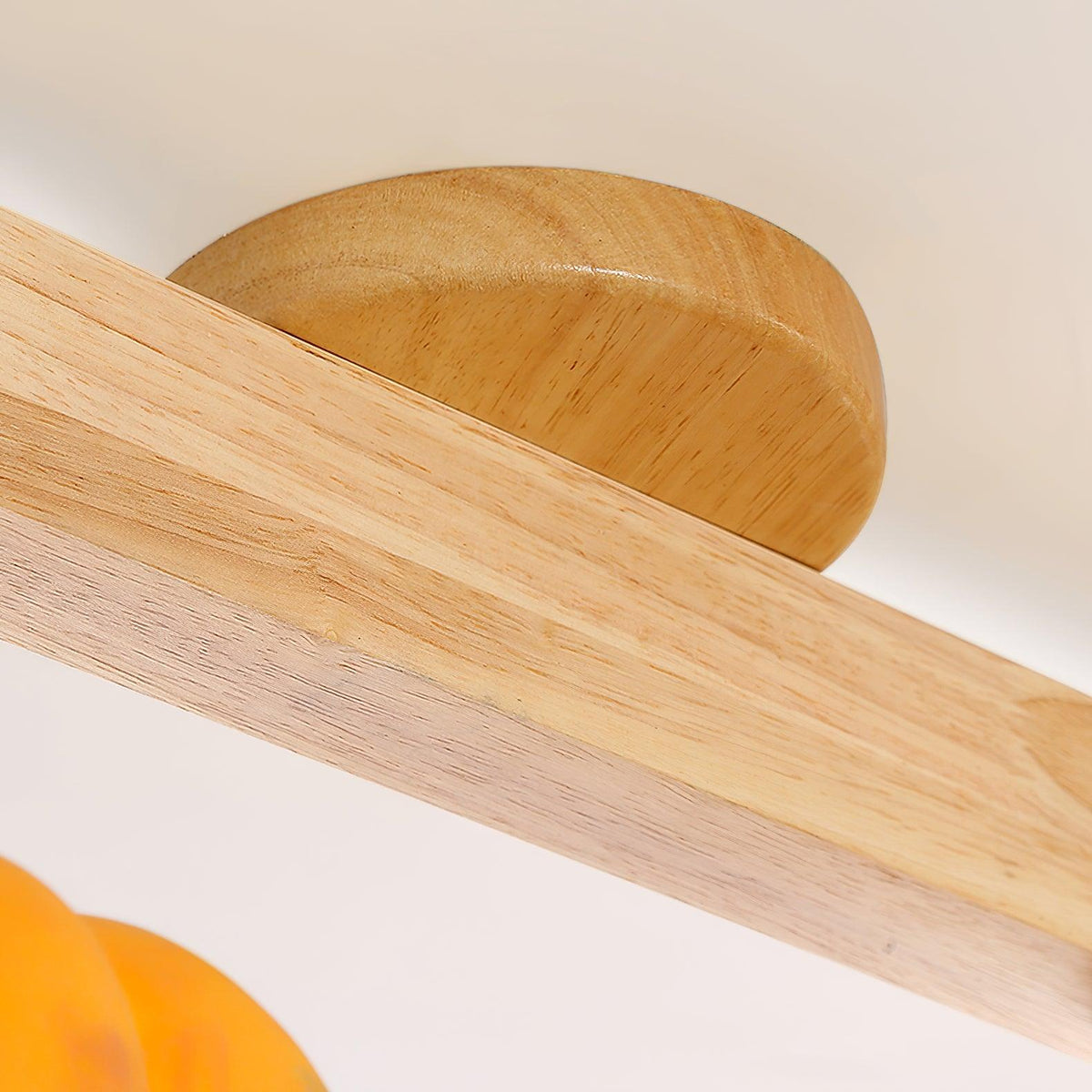 Plafonnier Estérel en bois et résine – vue 11