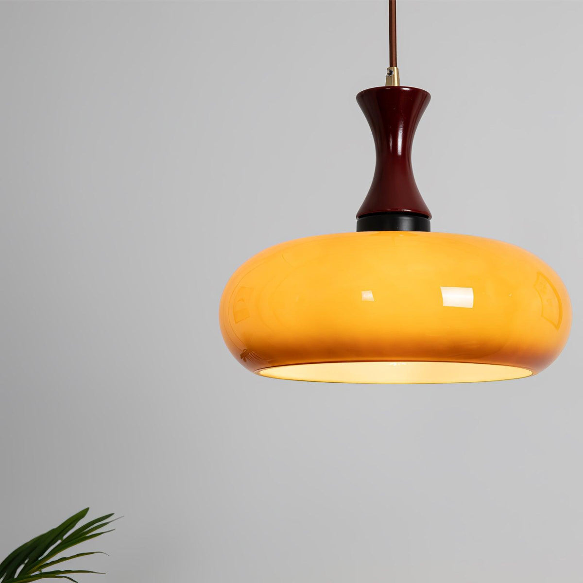 Suspension Camomille en bois et verre – vue 14