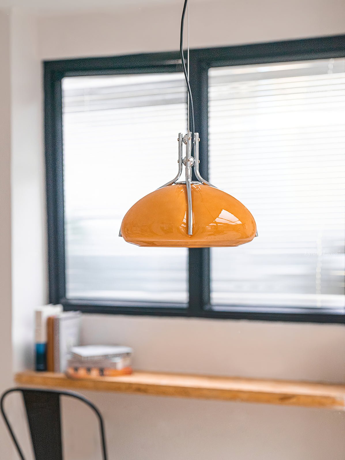 Suspension Zélie en verre et métal – vue 4