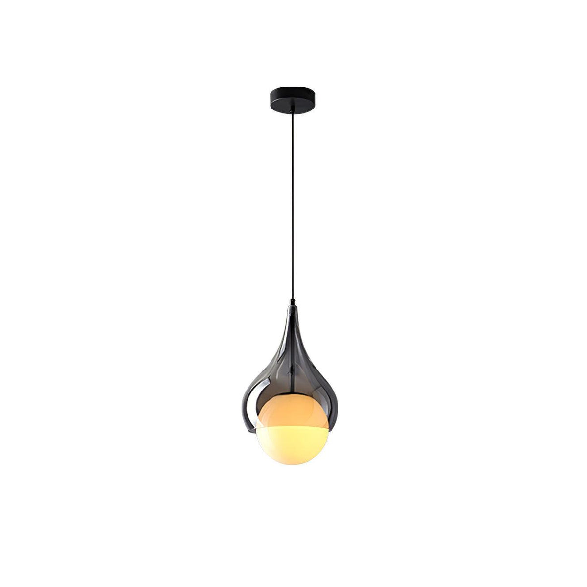 Suspension Caravane en verre et métal – vue 36
