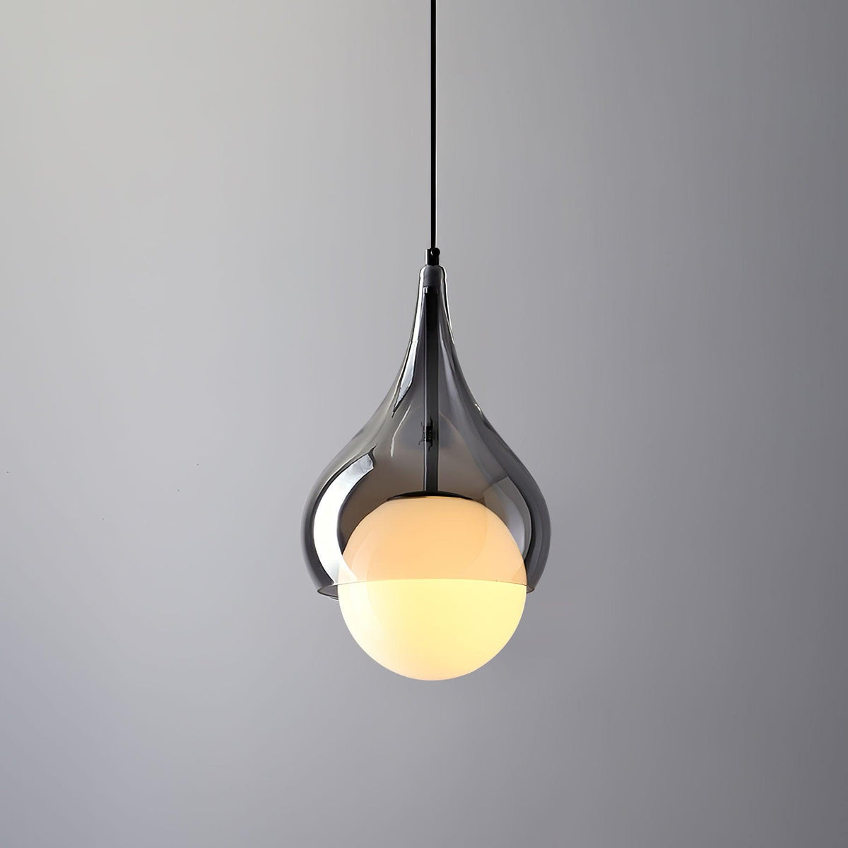 Suspension Caravane en verre et métal – vue 4