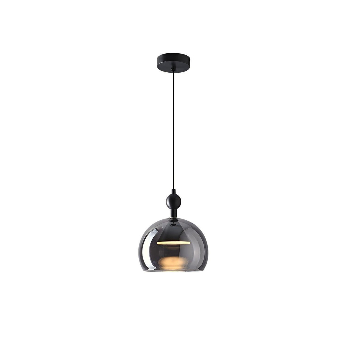 Suspension Caravane en verre et métal – vue 14