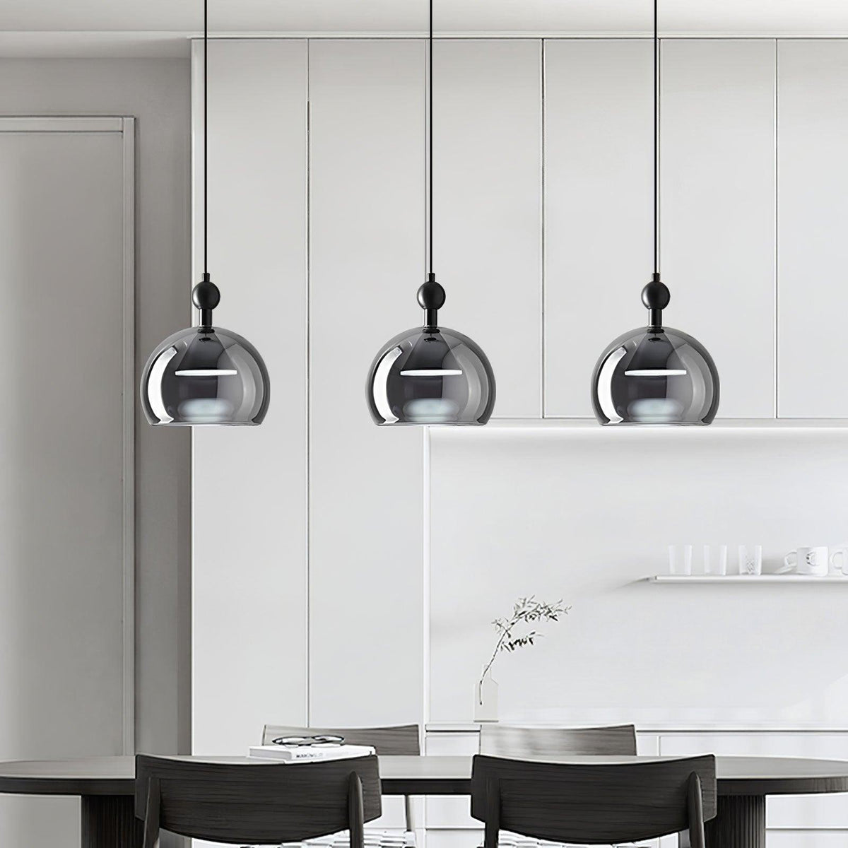 Suspension Caravane en verre et métal – vue 52