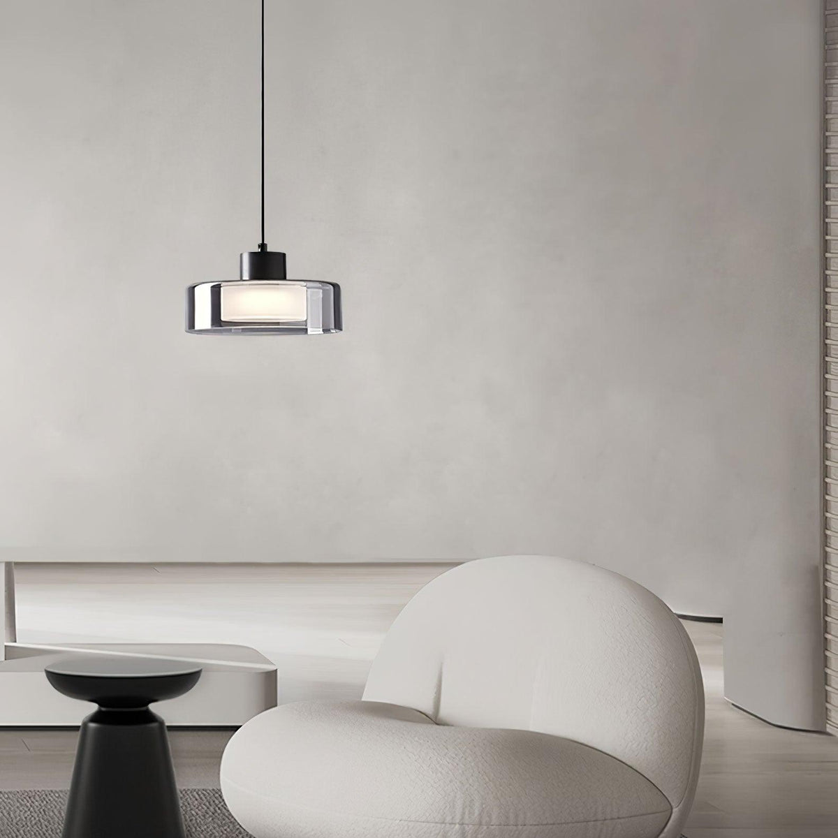 Suspension Caravane en verre et métal – vue 56