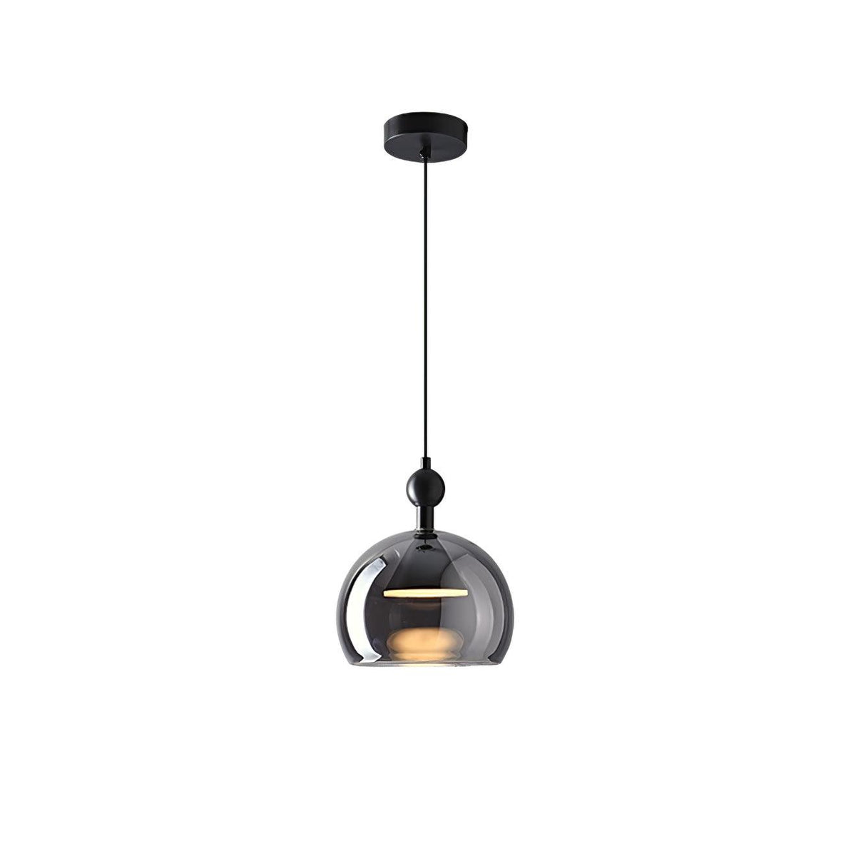 Suspension Caravane en verre et métal – vue 18