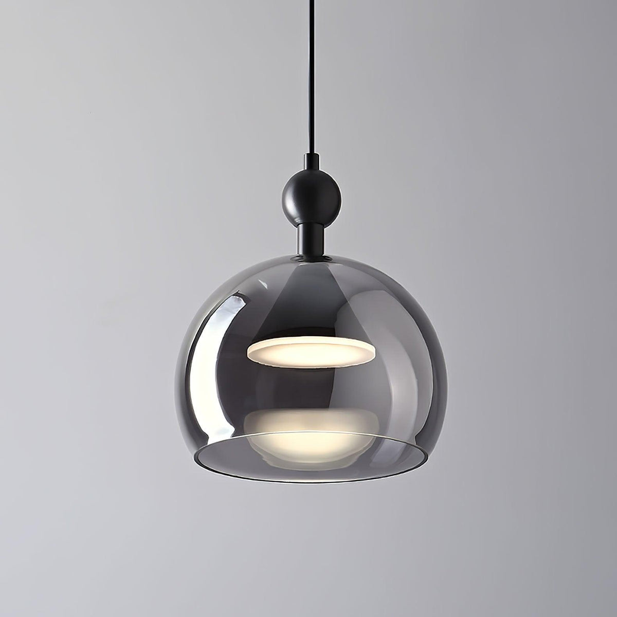 Suspension Caravane en verre et métal – vue 30