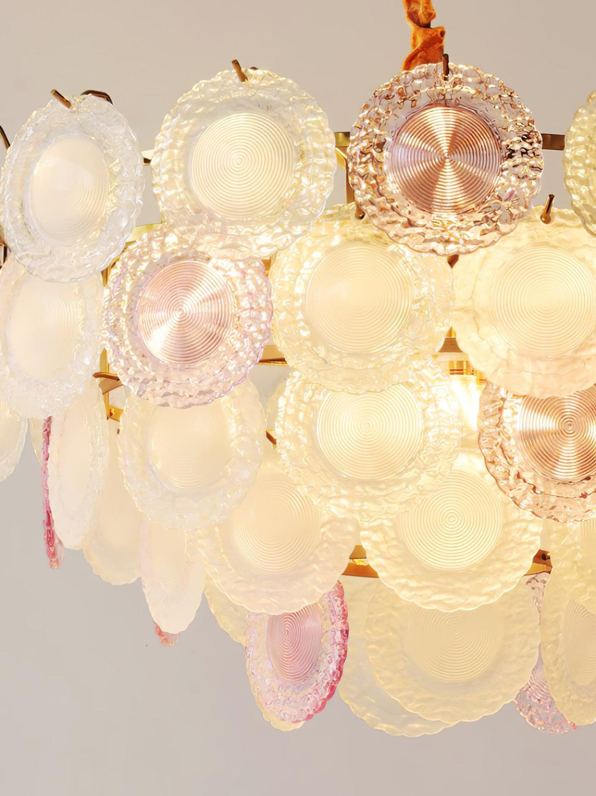 Lustre Framboise en verre et métal – vue 39