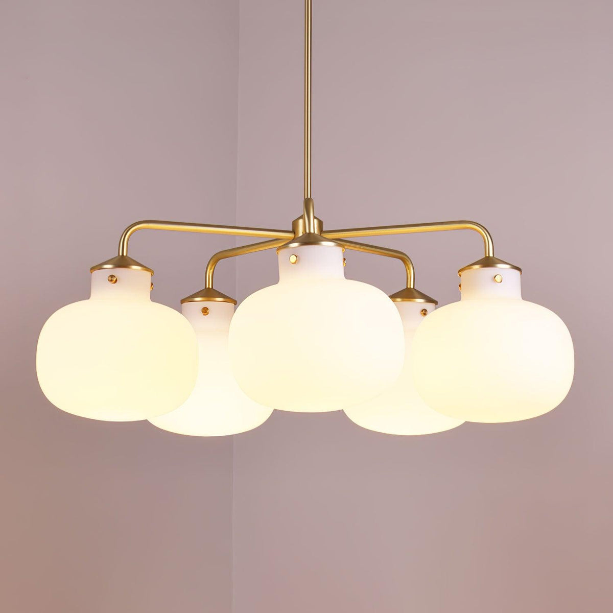 Suspension Adagio en verre et métal – vue 15