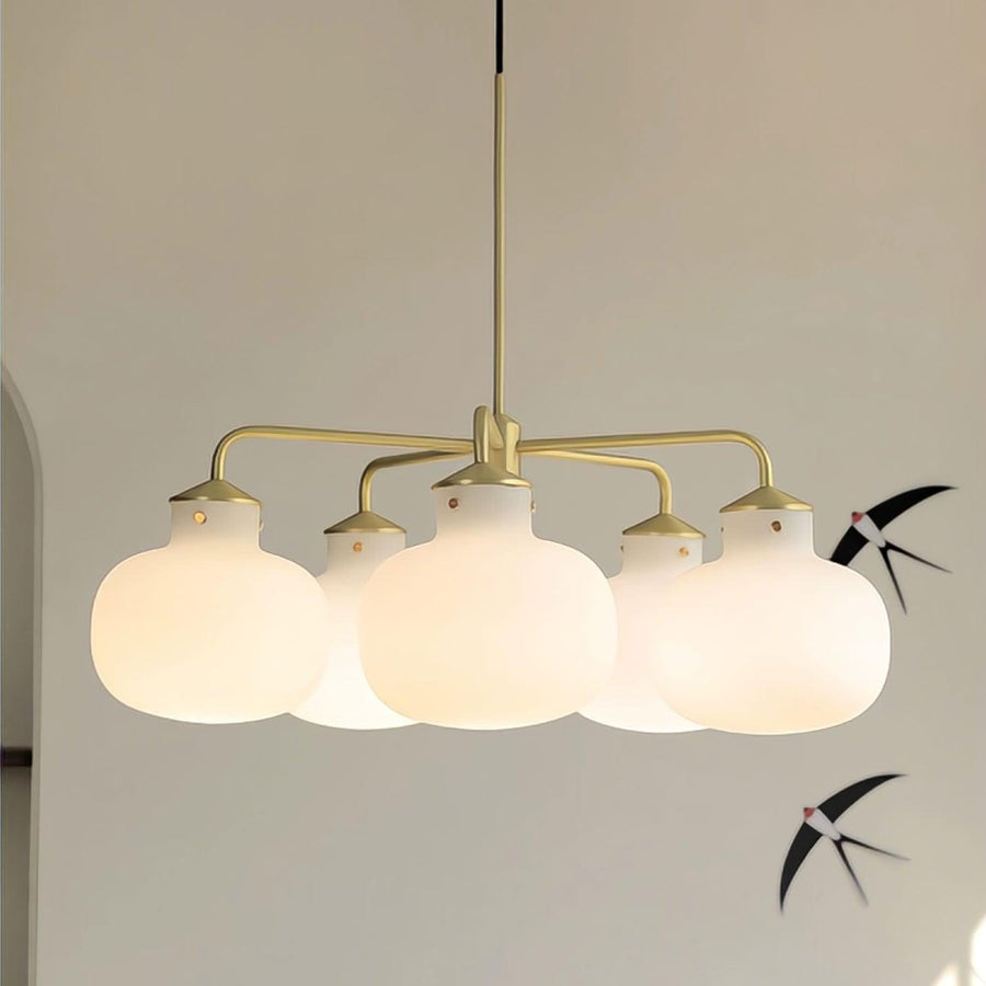 Suspension Adagio en verre et métal – vue 4