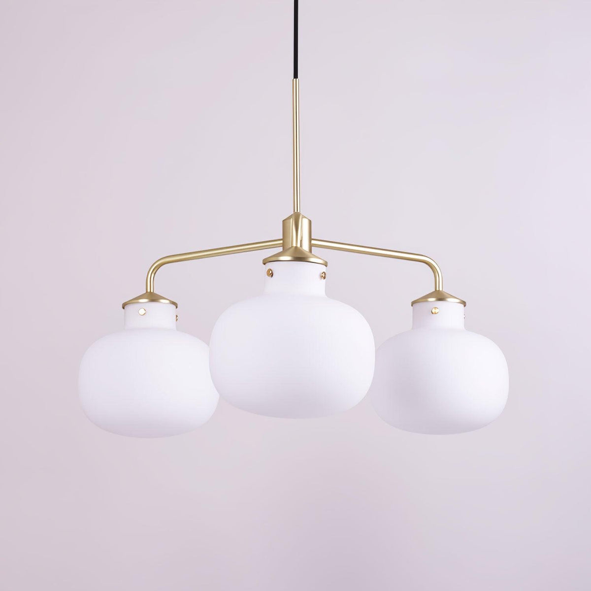 Suspension Adagio en verre et métal – vue 11
