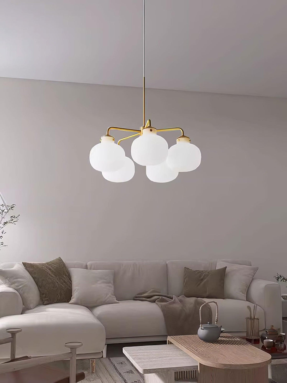 Suspension Adagio en verre et métal – vue 22