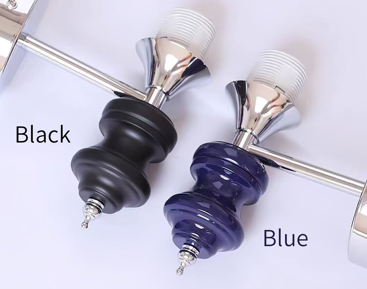 Lustre Navette en verre et métal – vue 11