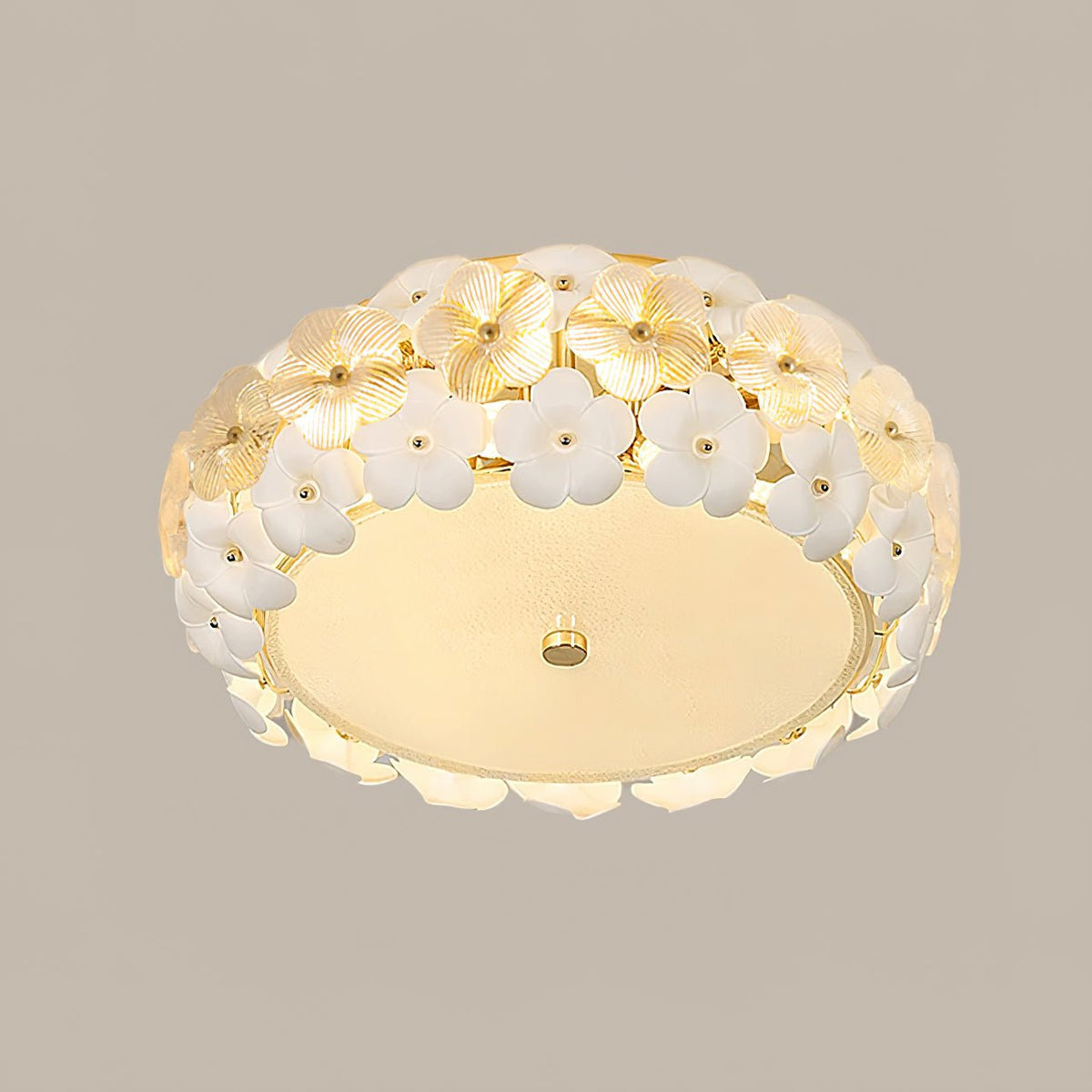 Plafonnier Limoges en verre et céramique – vue 4