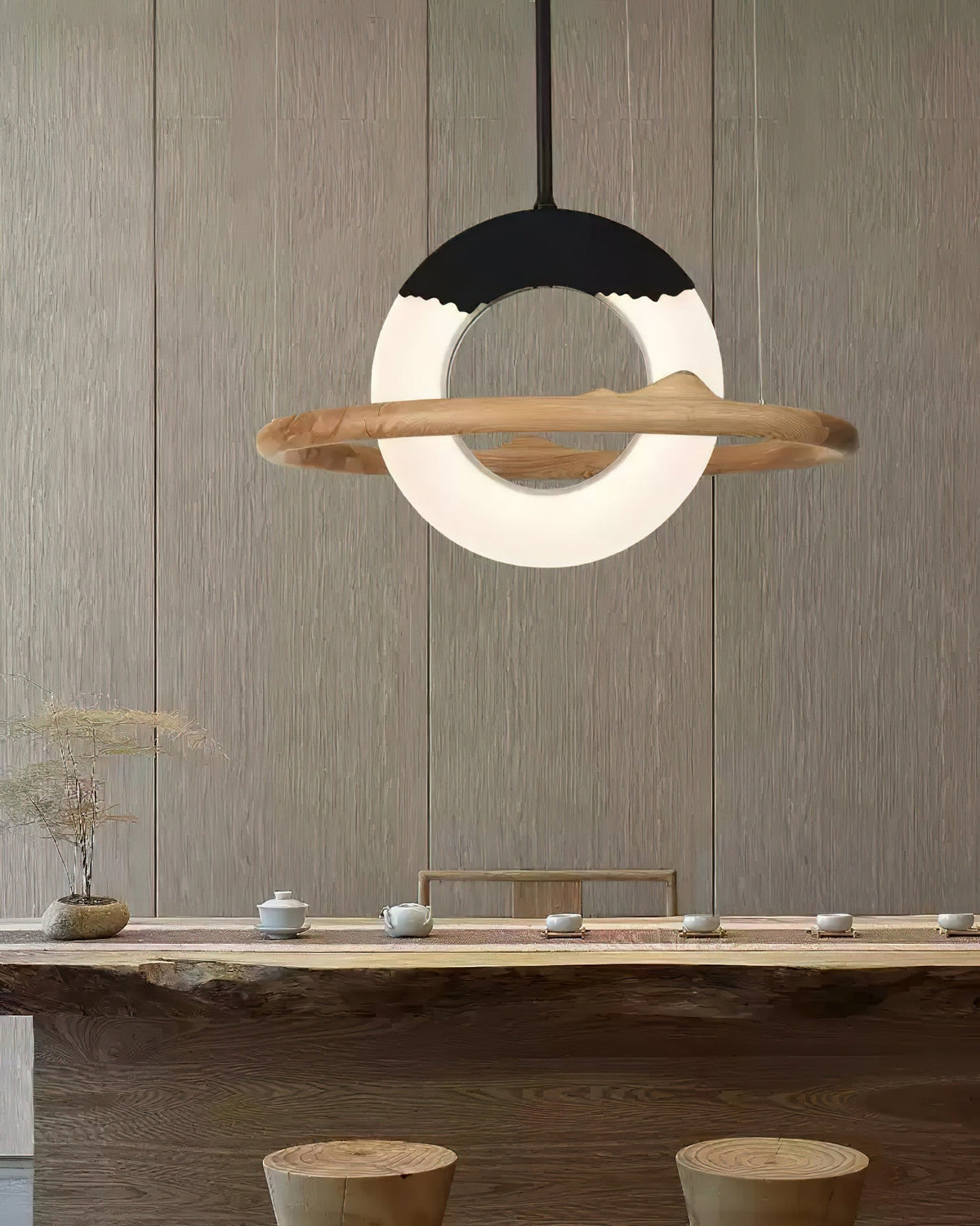 Suspension Sardaigne en bois et métal – vue 26