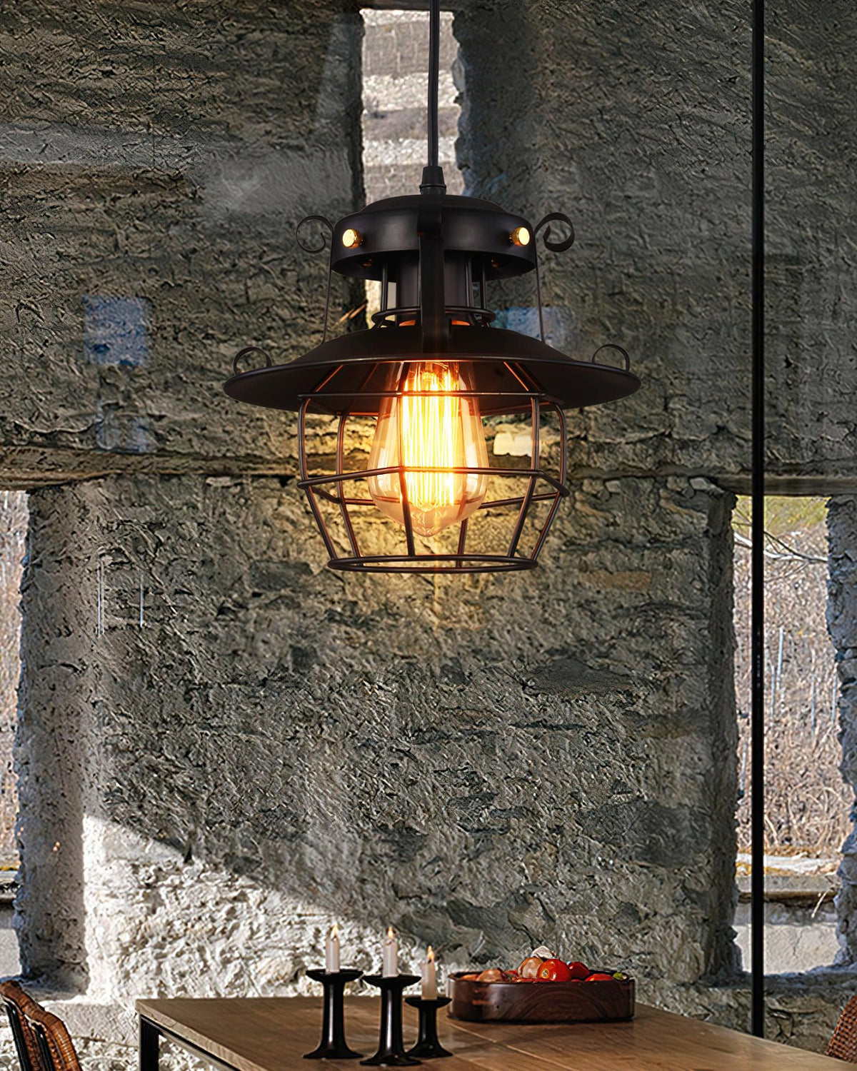 Suspension Étincelle en fer – vue 18