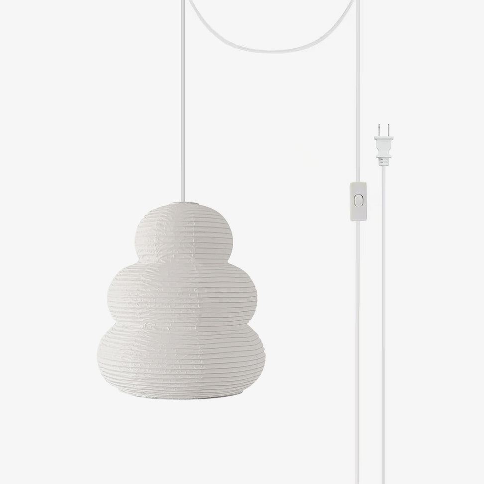 Suspension Véronique en papier et fer – vue 13