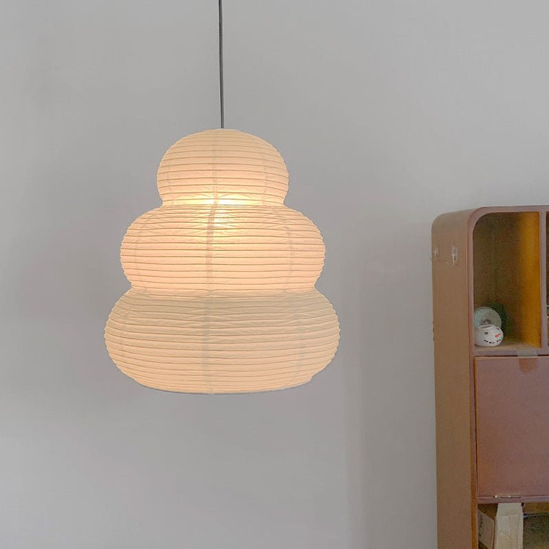Suspension Véronique en papier et fer – vue 4