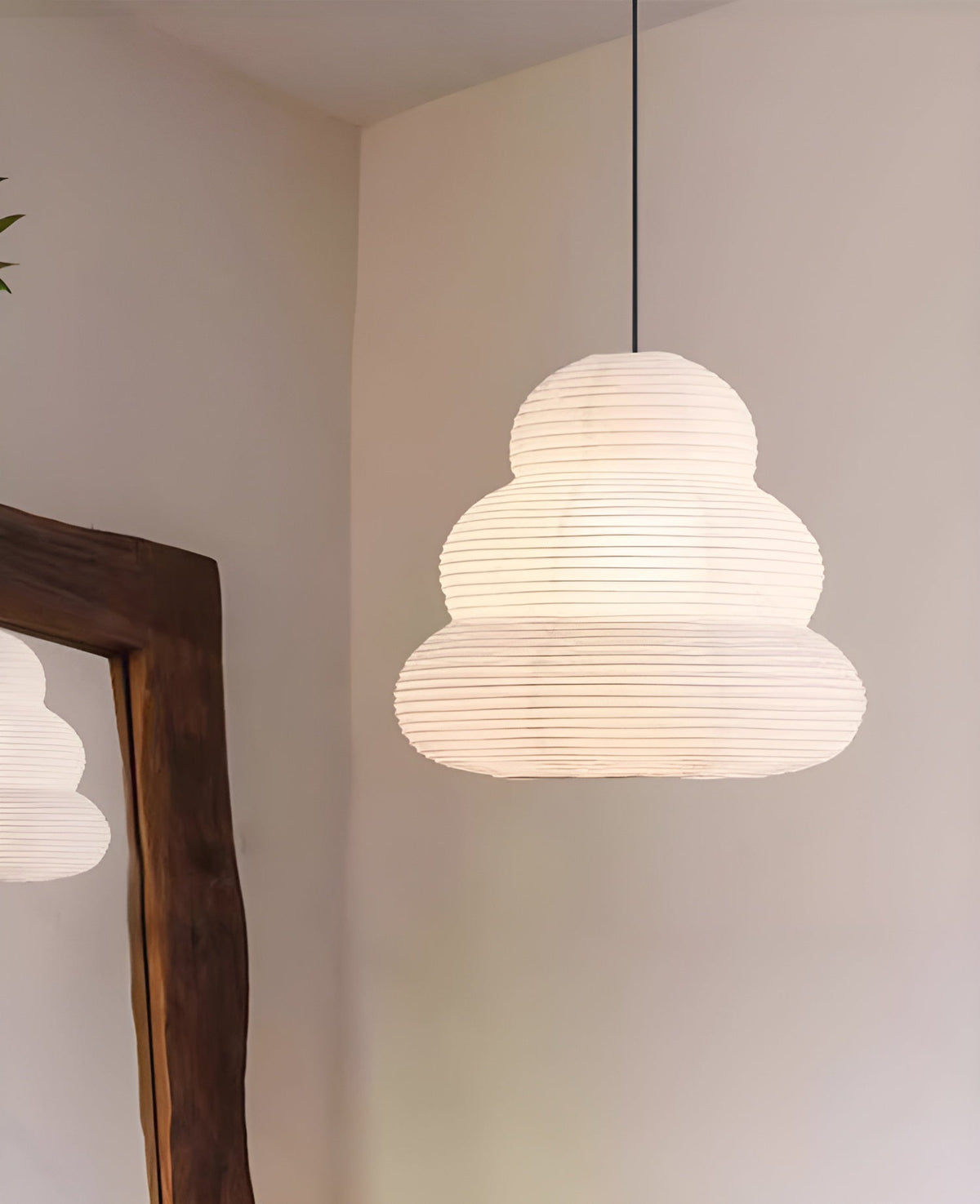 Suspension Véronique en papier et fer – vue 12
