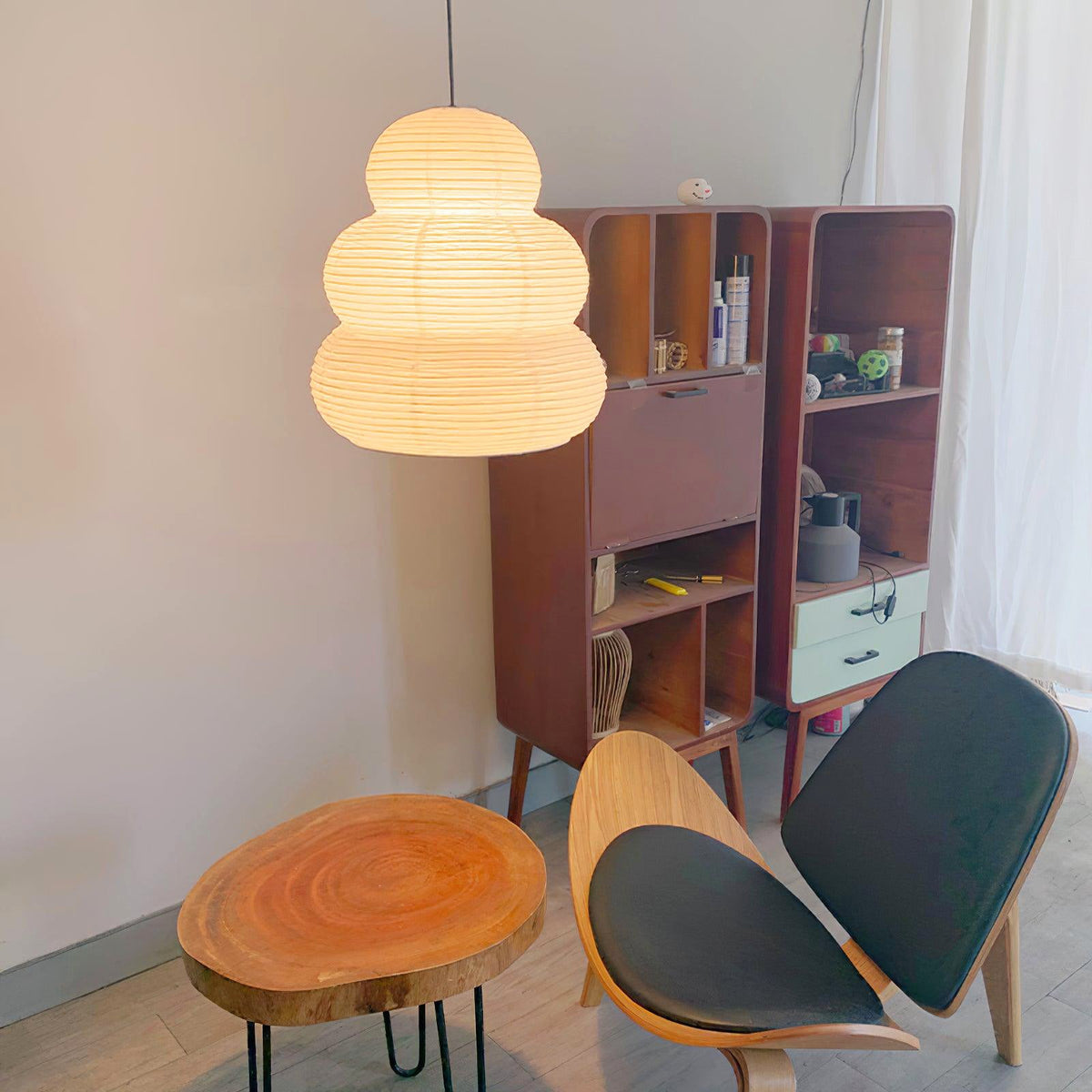 Suspension Véronique en papier et fer – vue 31
