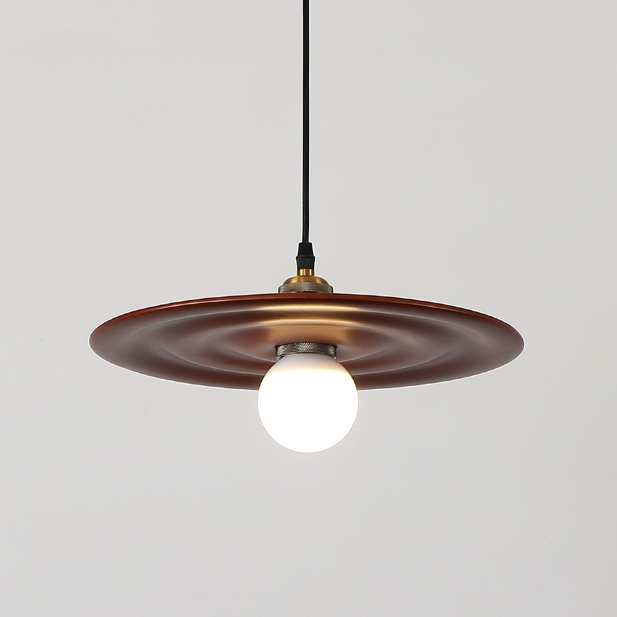 Suspension Oural en verre et bois – vue 23