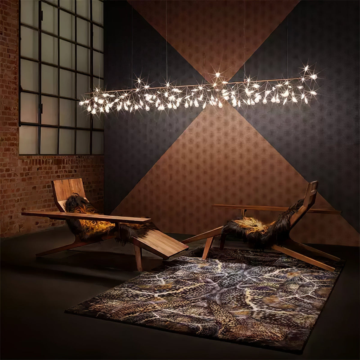 Lustre Papyrus en métal – vue 40