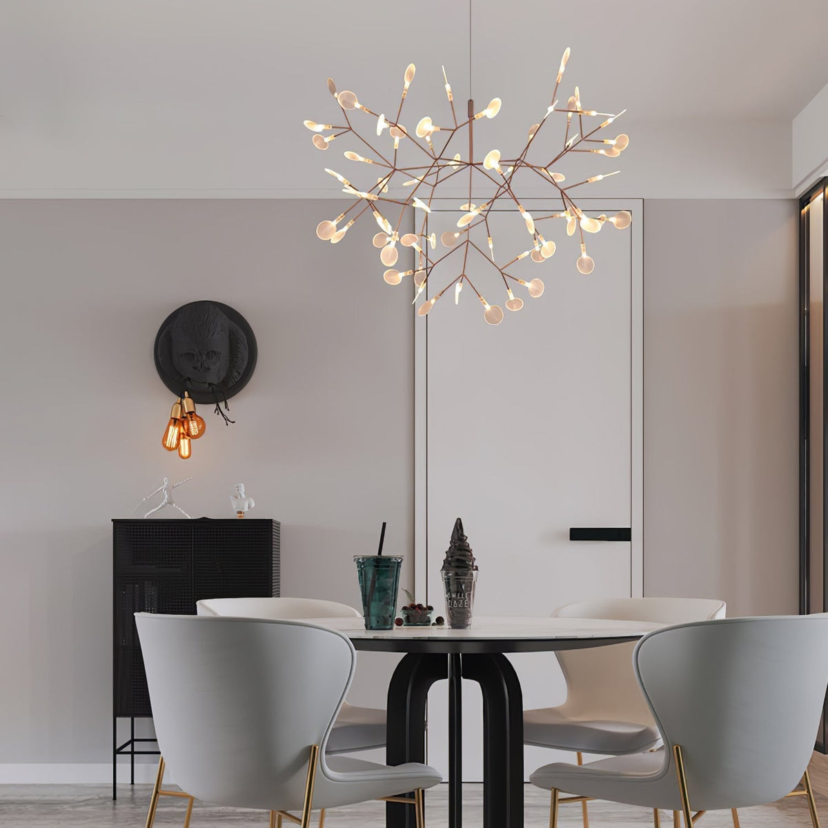 Lustre Papyrus en métal – vue 21