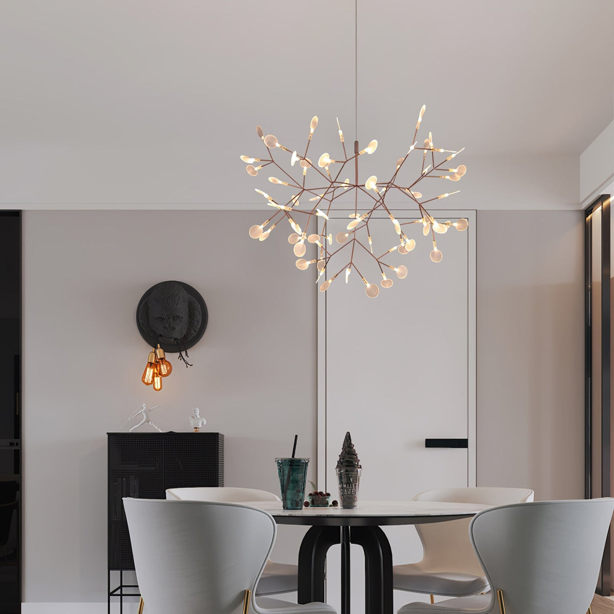 Lustre Papyrus en métal – vue 12