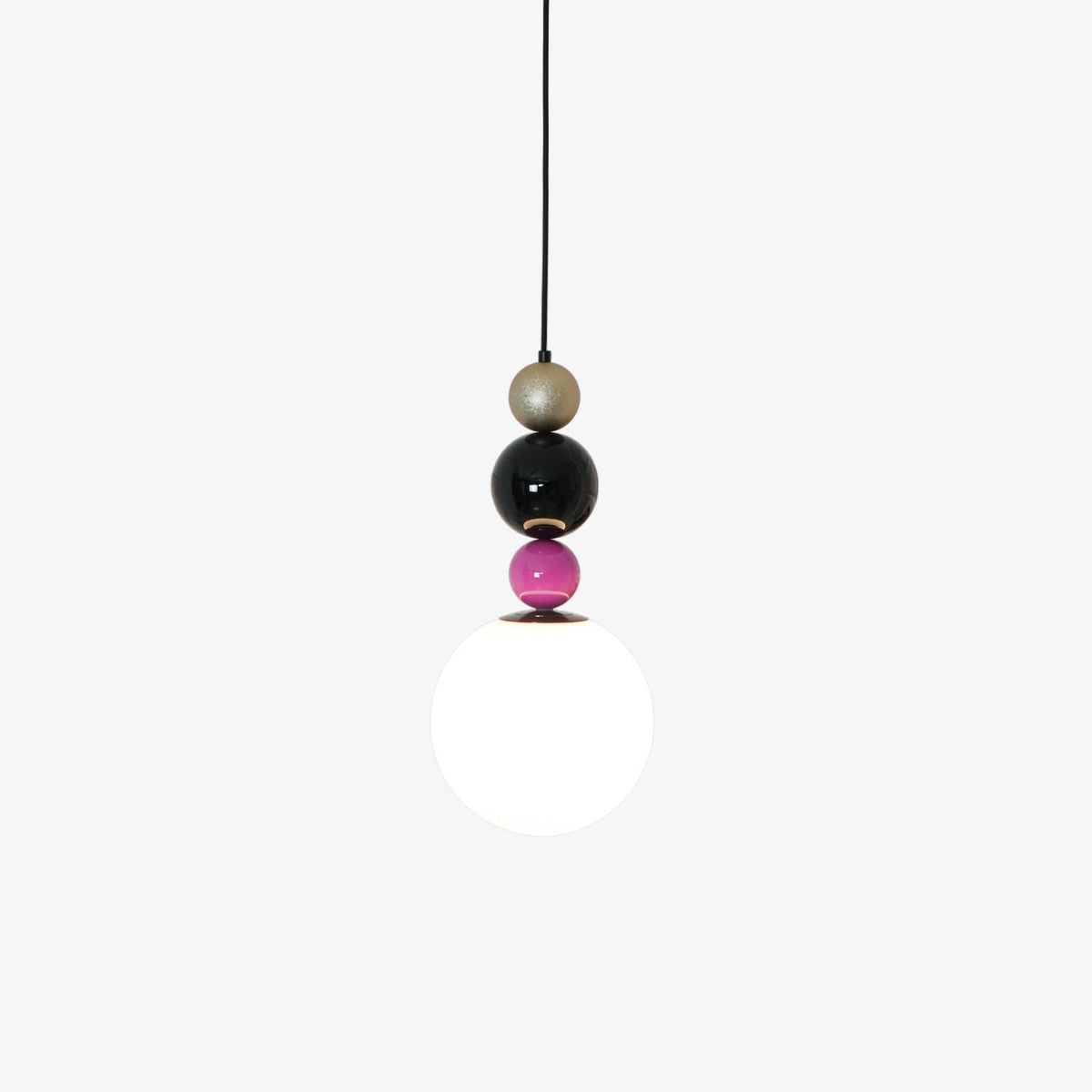 Suspension Vivace en verre et métal – vue 15