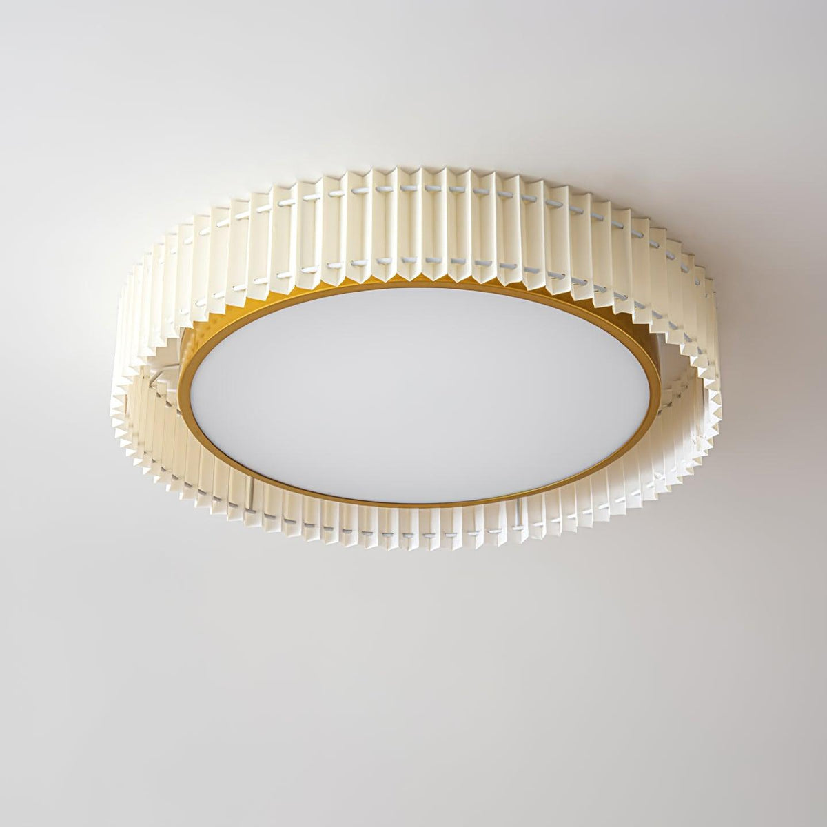 Plafonnier Marjolaine en tissu et métal – vue 21