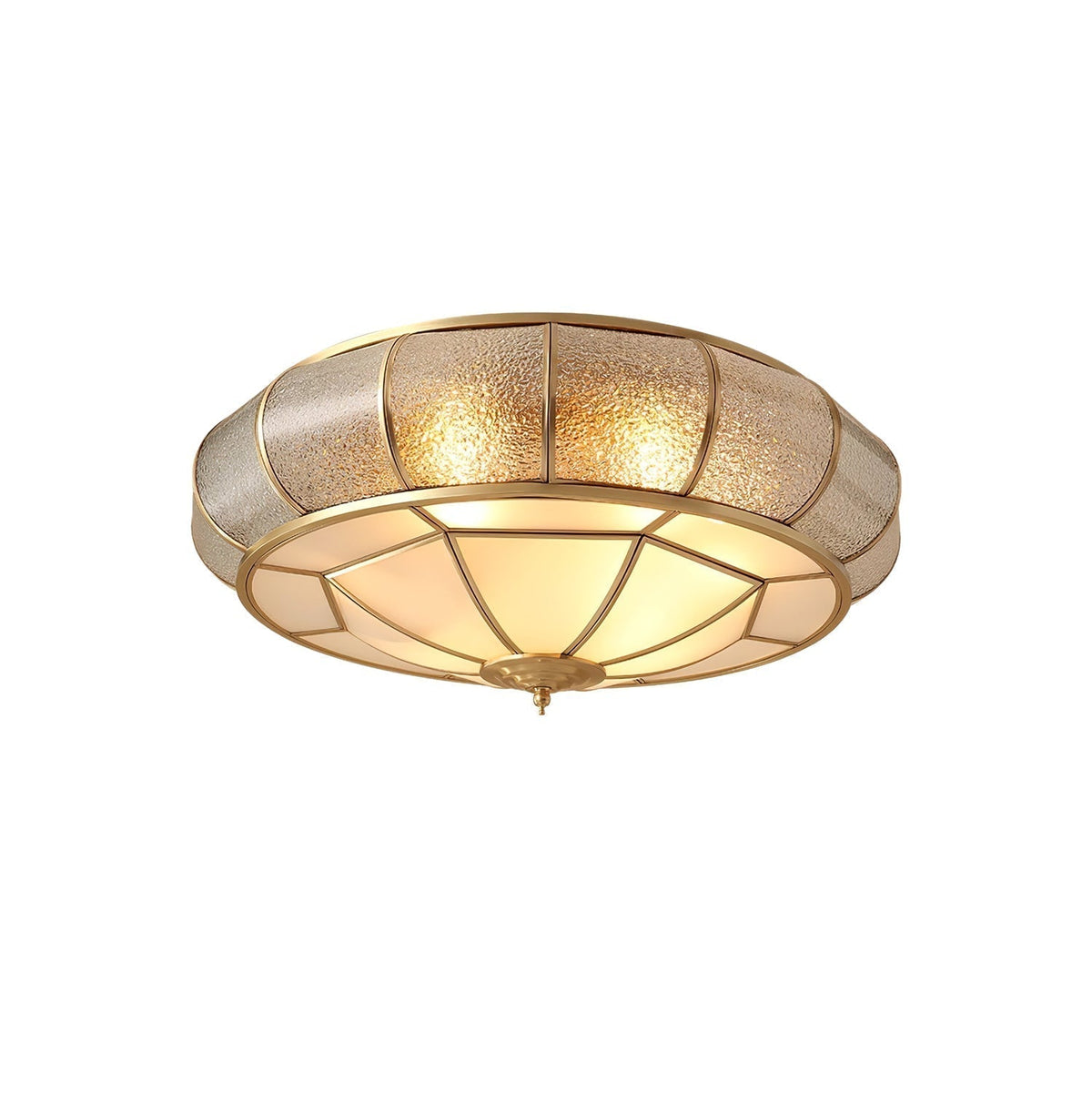 Plafonnier Archipel en verre et laiton – vue 19