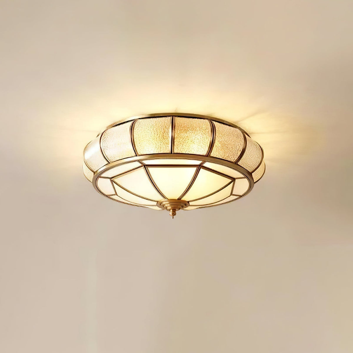 Plafonnier Archipel en verre et laiton – vue 20