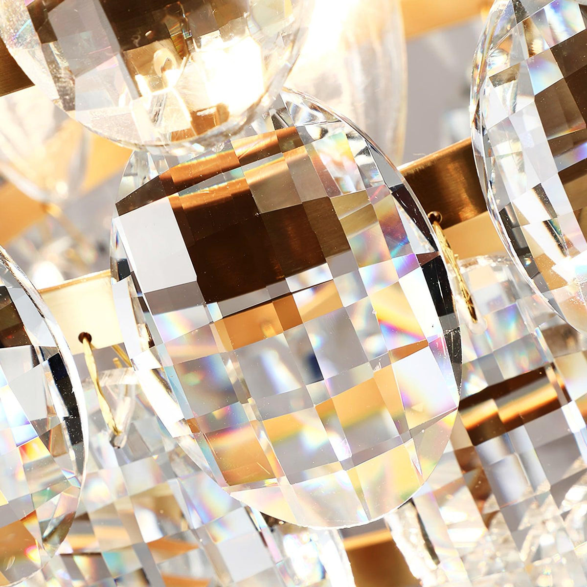 Suspension Cigale en cristal et laiton – vue 12