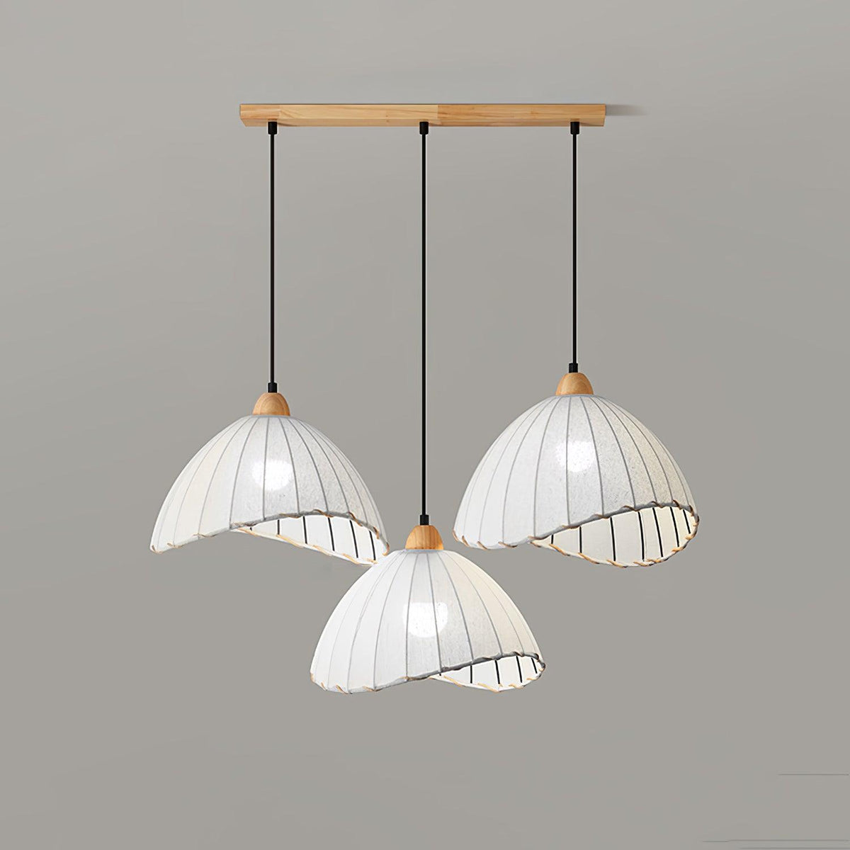 Suspension Rocher en bois et tissu – vue 51