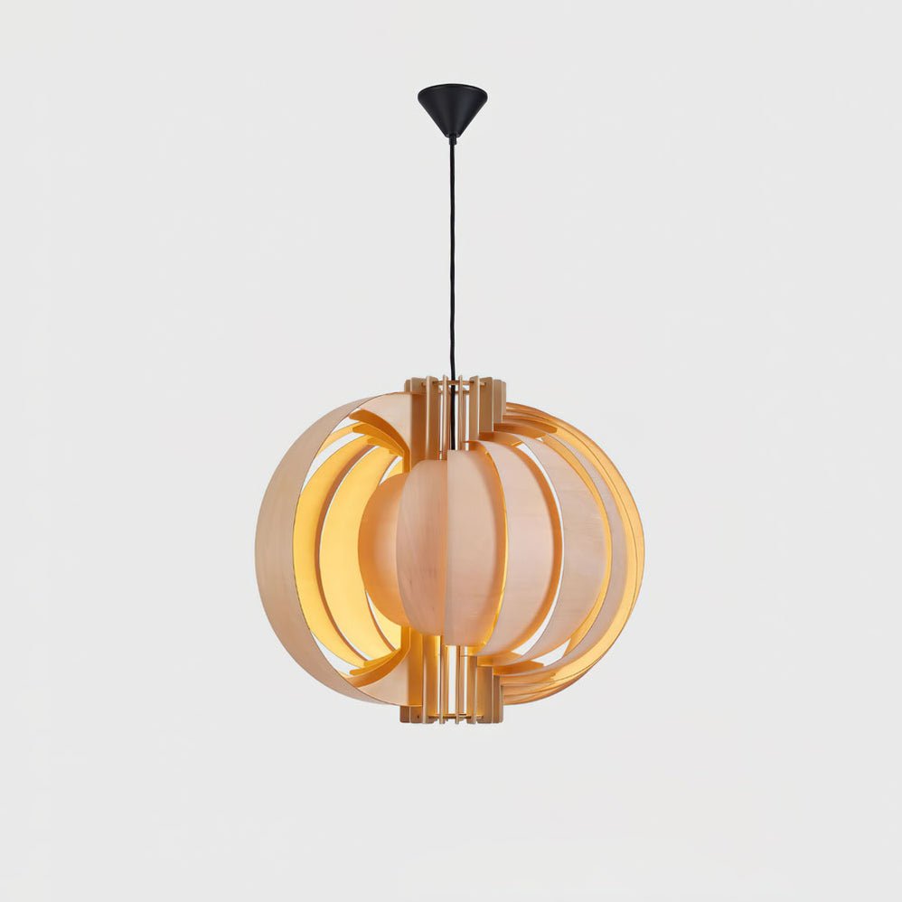 Suspension Mandarine en bois et métal – vue 14
