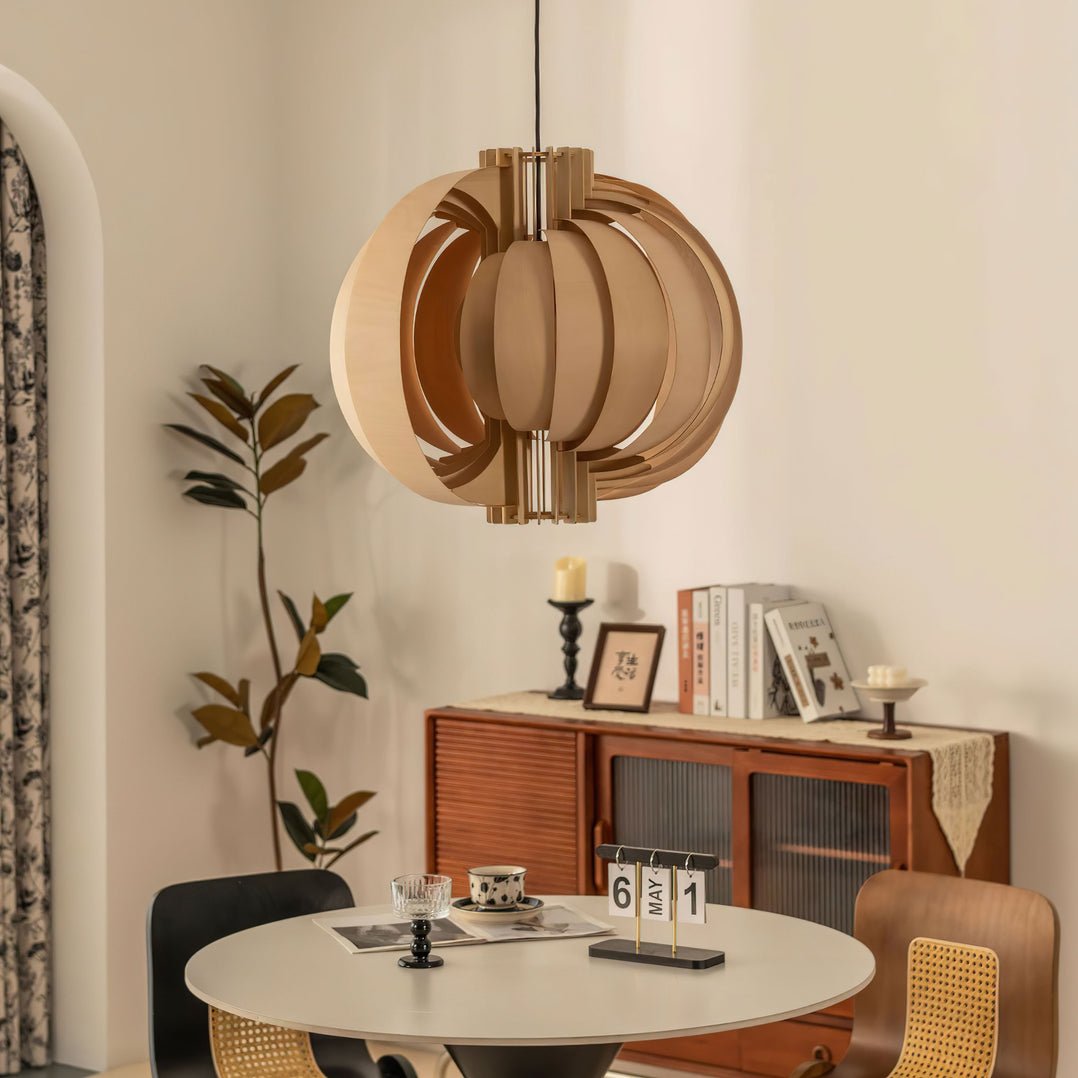 Suspension Mandarine en bois et métal – vue 28