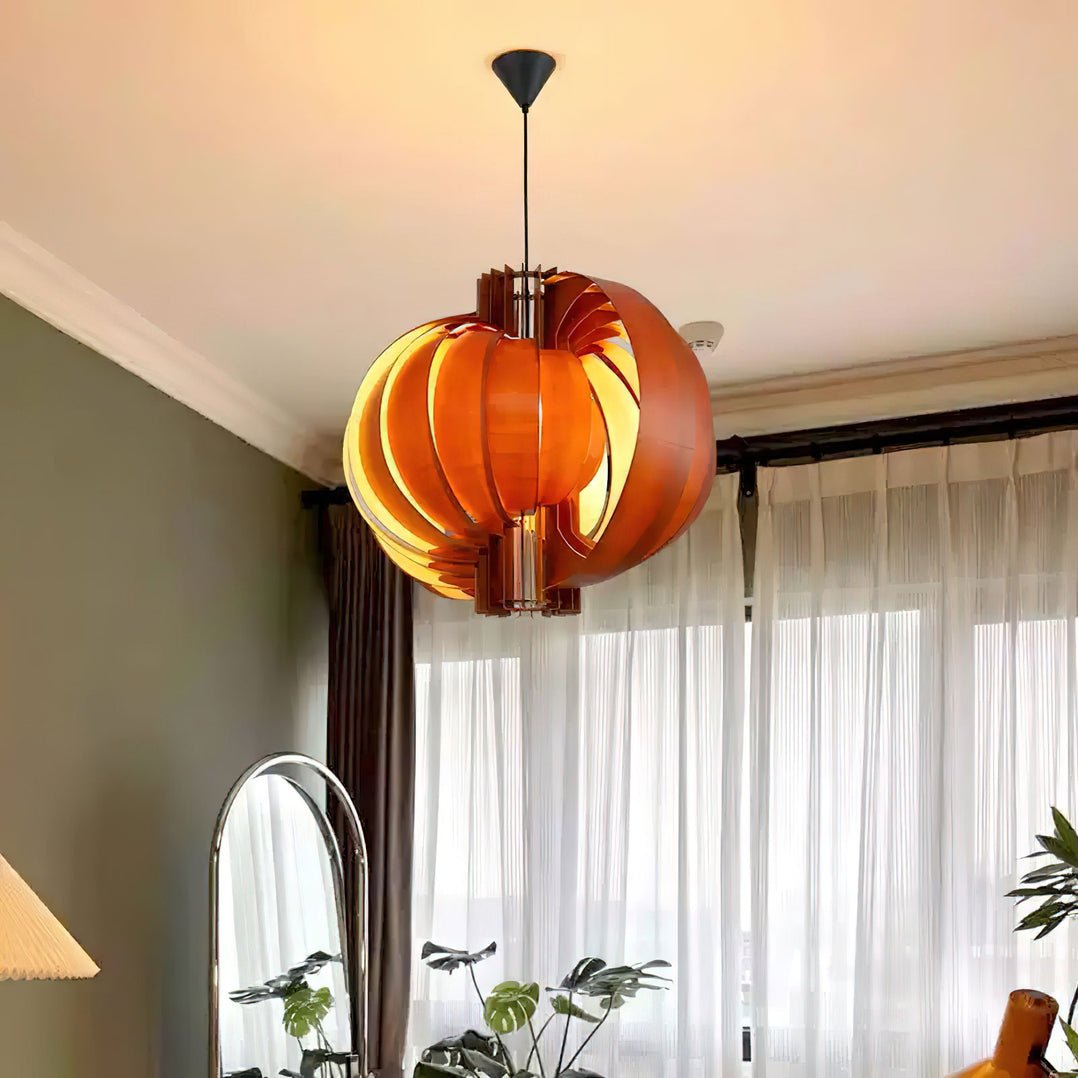 Suspension Mandarine en bois et métal – vue 36