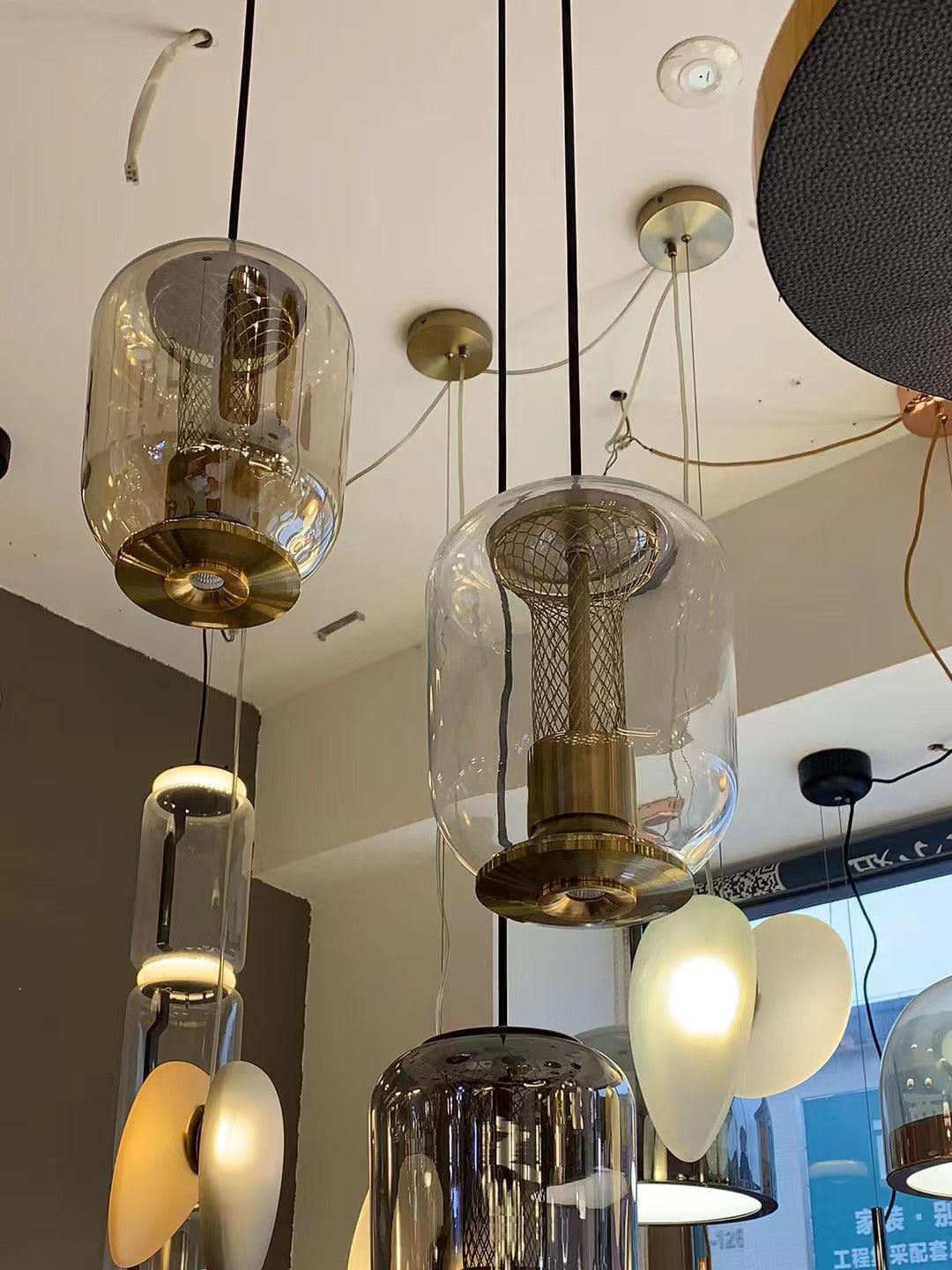 Suspension Médina en verre et fer – vue 21