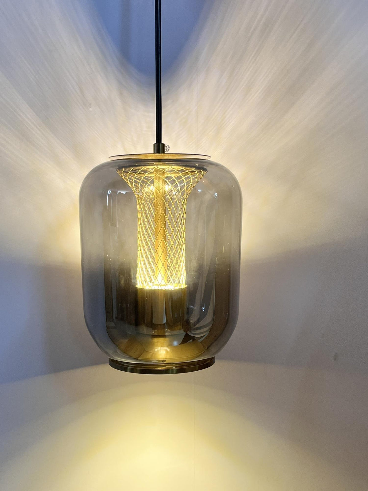 Suspension Médina en verre et fer – vue 22