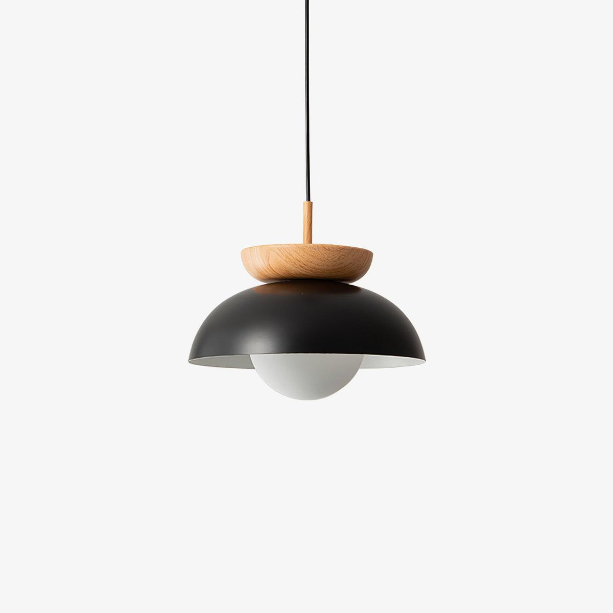 Suspension Citrine en verre et métal – vue 36