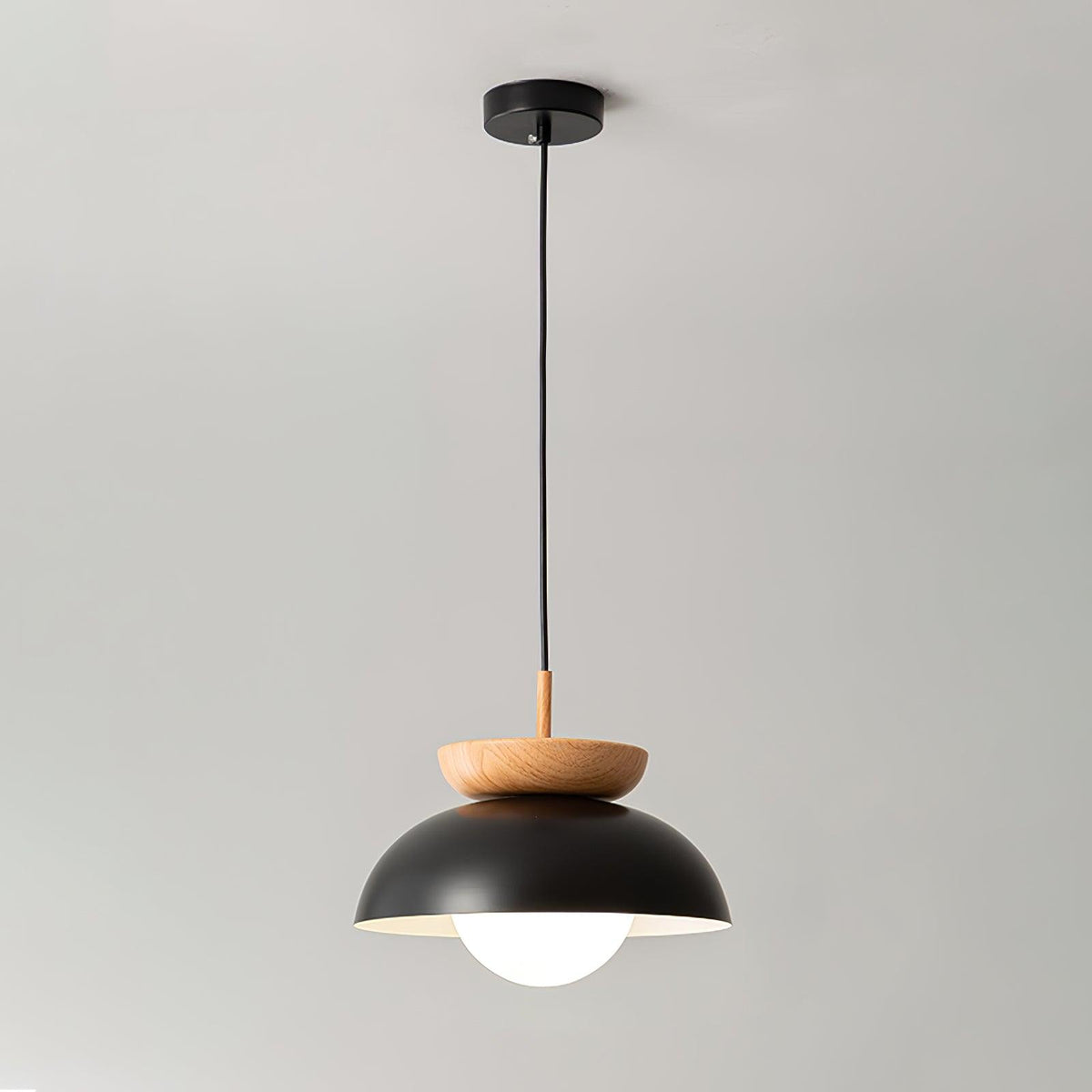 Suspension Citrine en verre et métal – vue 25
