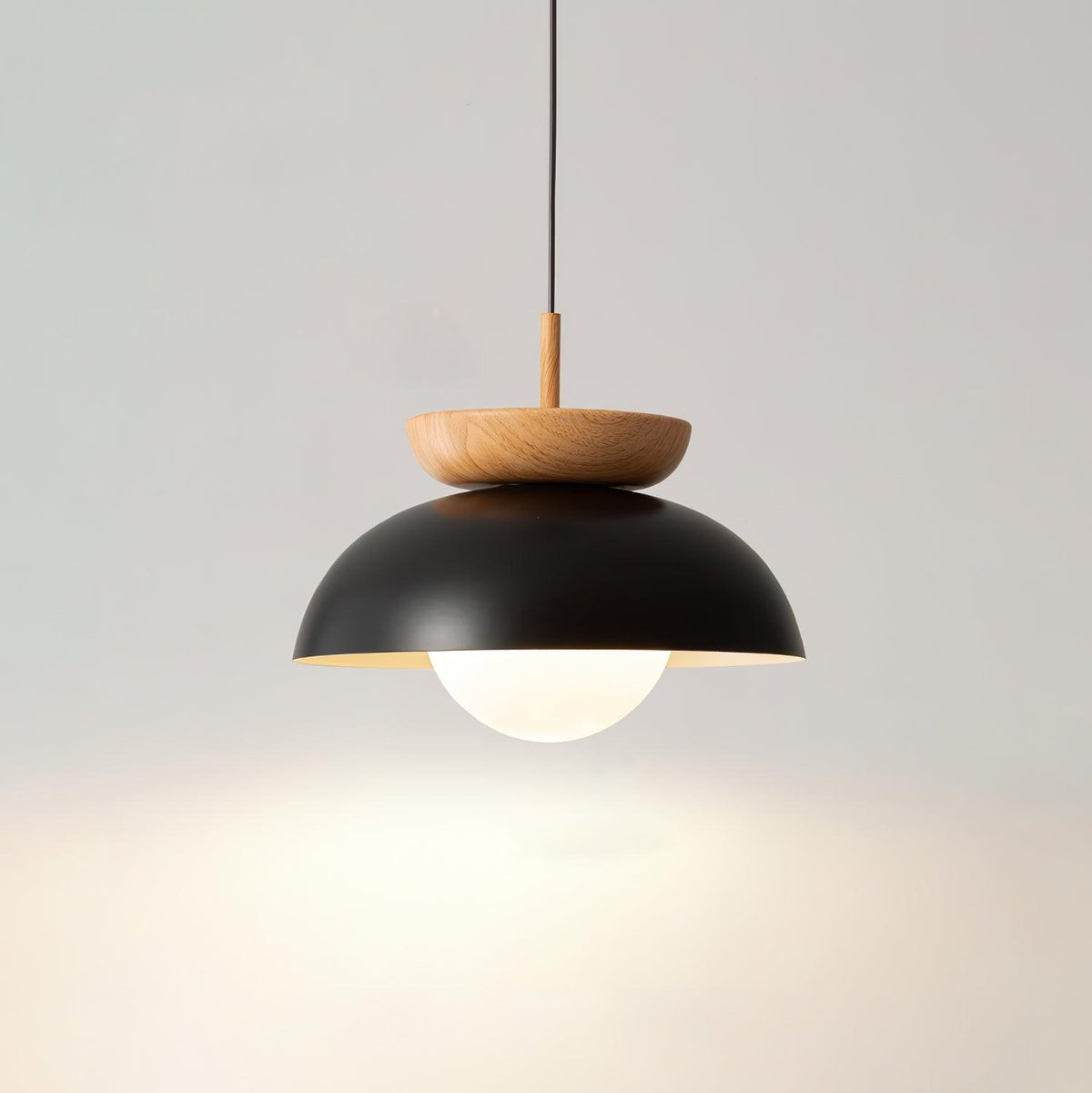 Suspension Citrine en verre et métal – vue 31