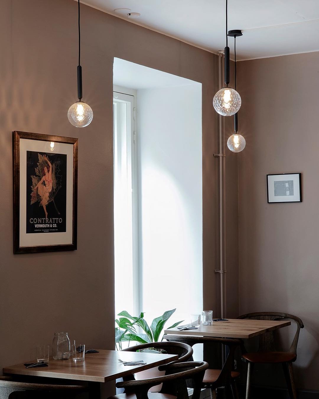 Suspension Parvis en verre et laiton – vue 40