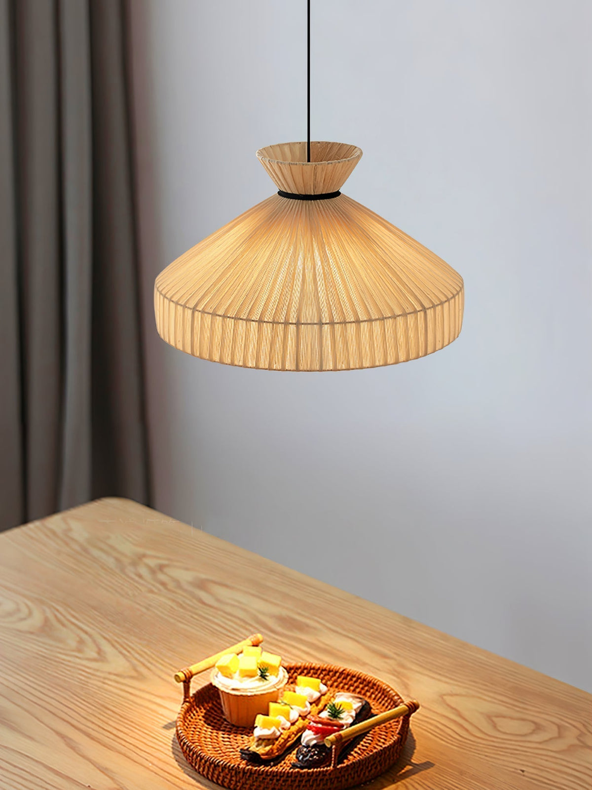 Suspension Gravure en tissu et fer – vue 12