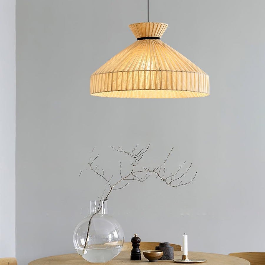Suspension Gravure en tissu et fer – vue 3