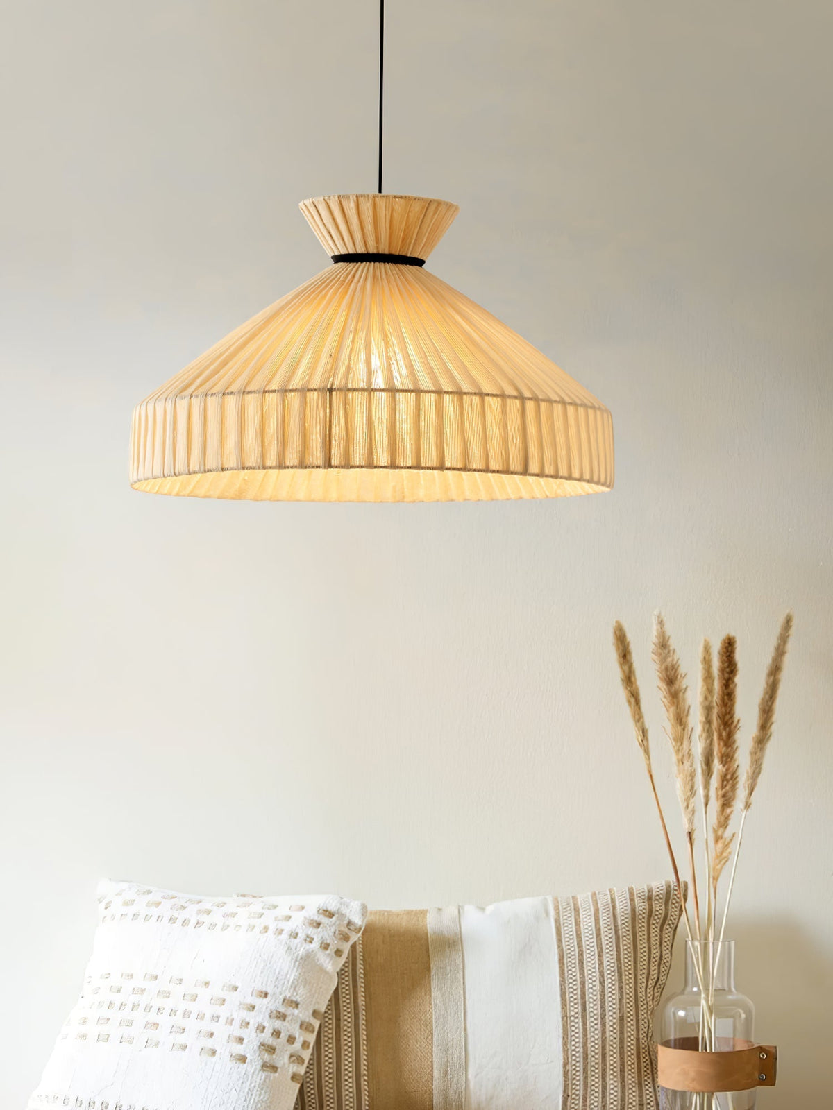 Suspension Gravure en tissu et fer – vue 8