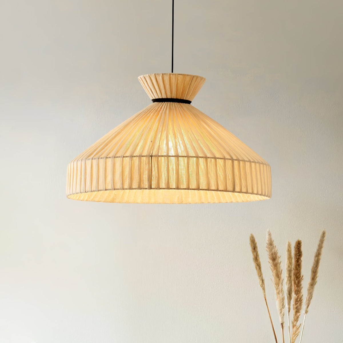 Suspension Gravure en tissu et fer – vue 15