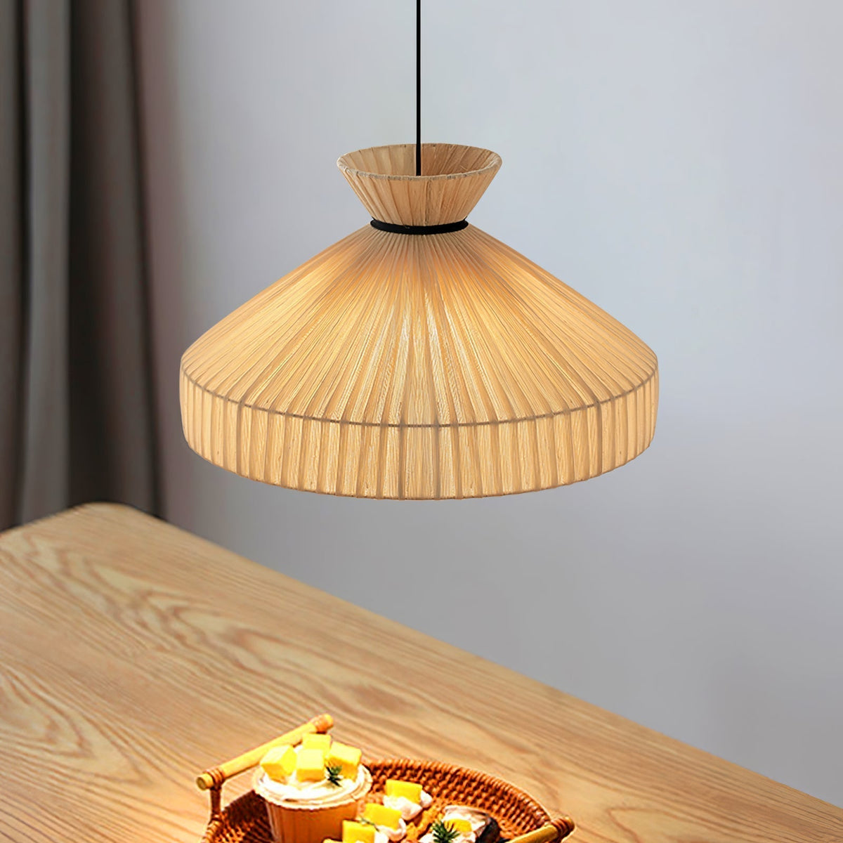 Suspension Gravure en tissu et fer – vue 18