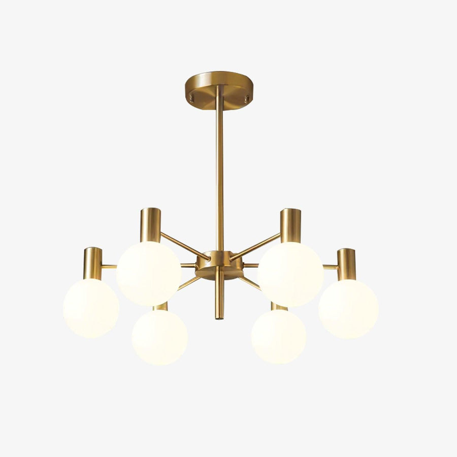 Lustre Trille en verre et fer – vue 3
